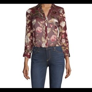 Alice + Olivia
Eloise Button-Front Blouse